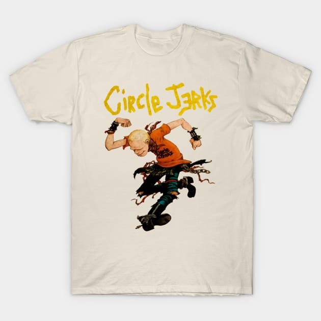 circle jerks dance vintage T-Shirt by rika marleni